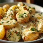 5-Ingredient Creamy Garlic Potatoes
