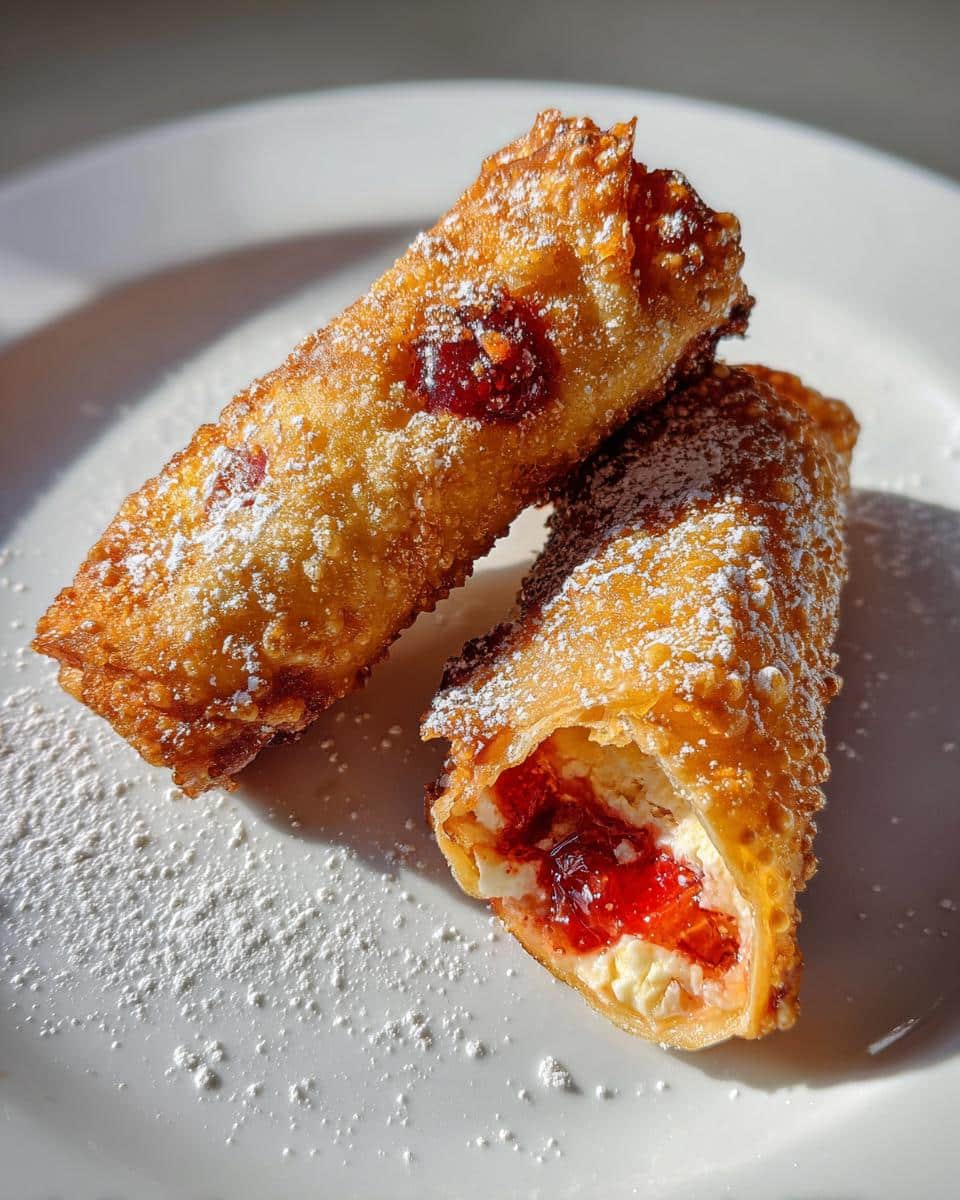 Air Fryer Cherry Cheesecake Egg Rolls - detail 3