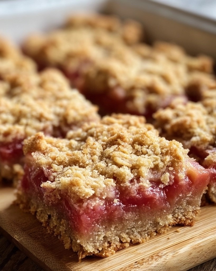 Amish Oatmeal Rhubarb Bars