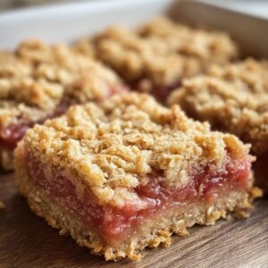 Amish Oatmeal Rhubarb Bars