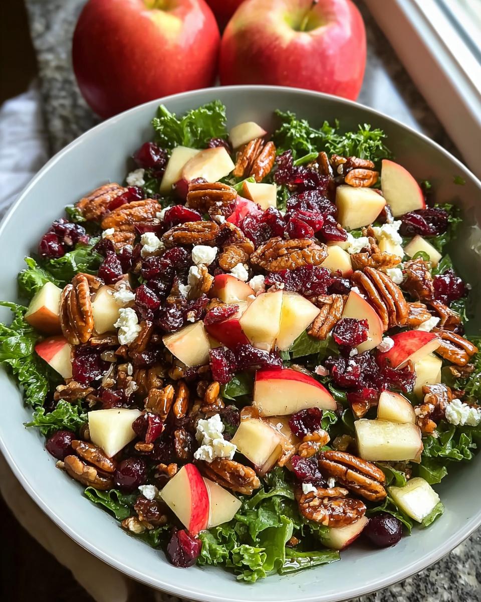 Apple Cranberry Pecan Salad - detail 1