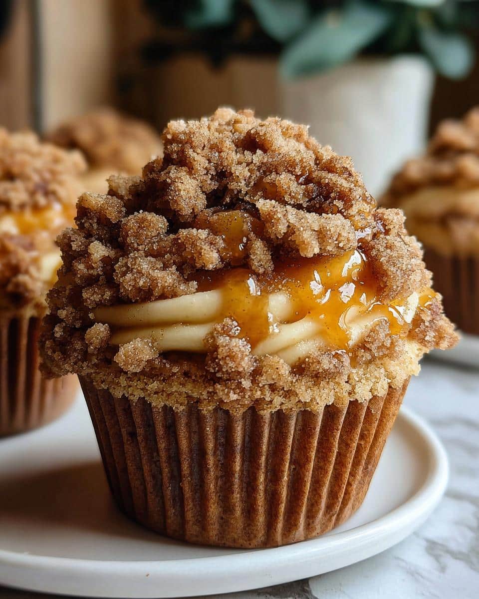 Apple Crumble Cupcakes - detail 2