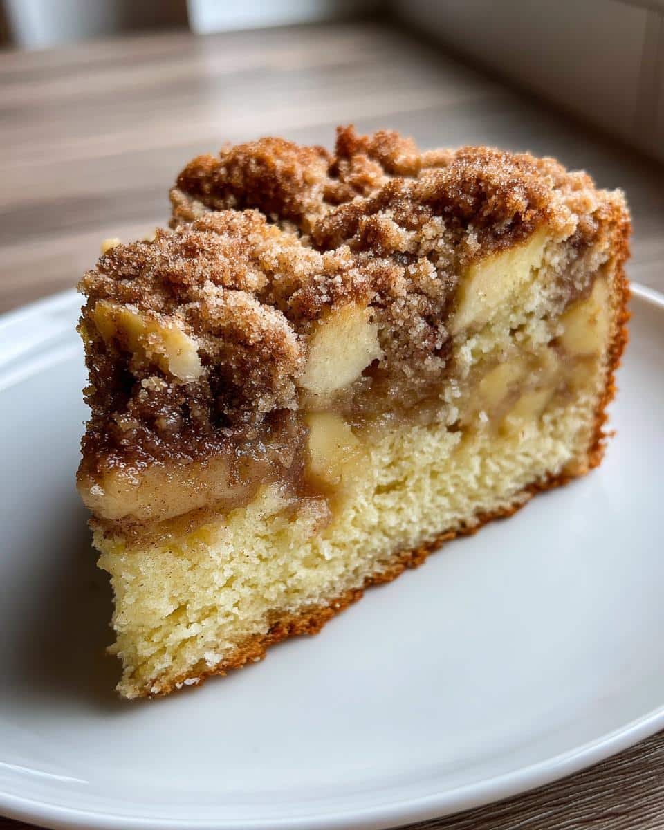 Apple Pie Filling Coffee Cake - detail 3
