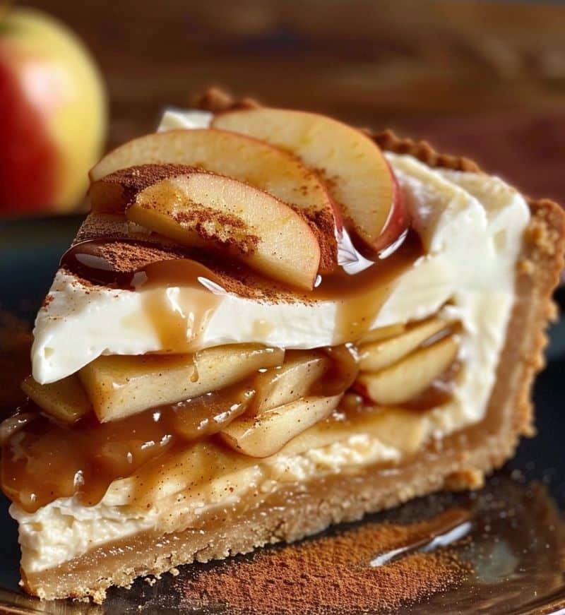 Apple Pie Stuffed Cheesecake