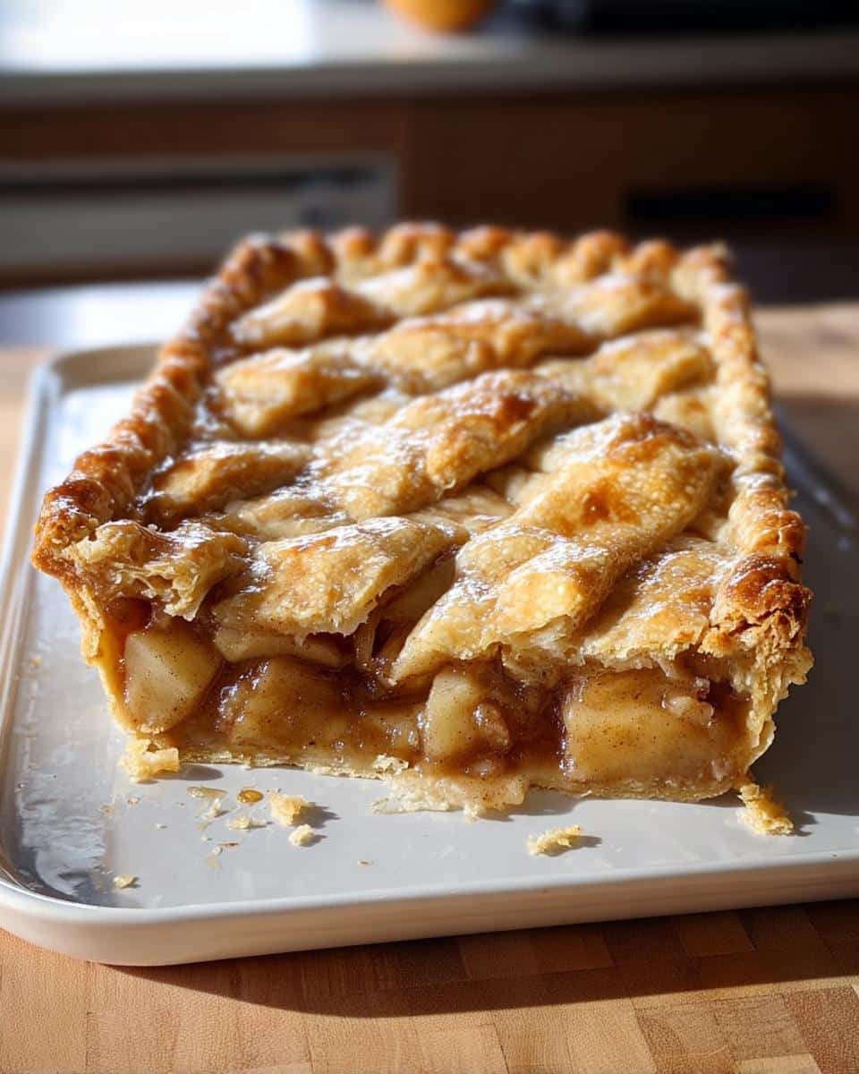 Apple Slab Pie - detail 1