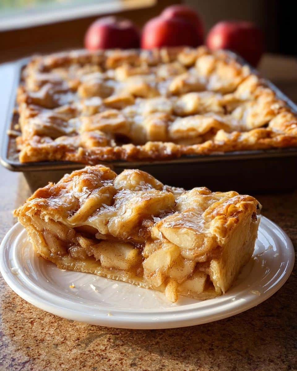 Apple Slab Pie - detail 2