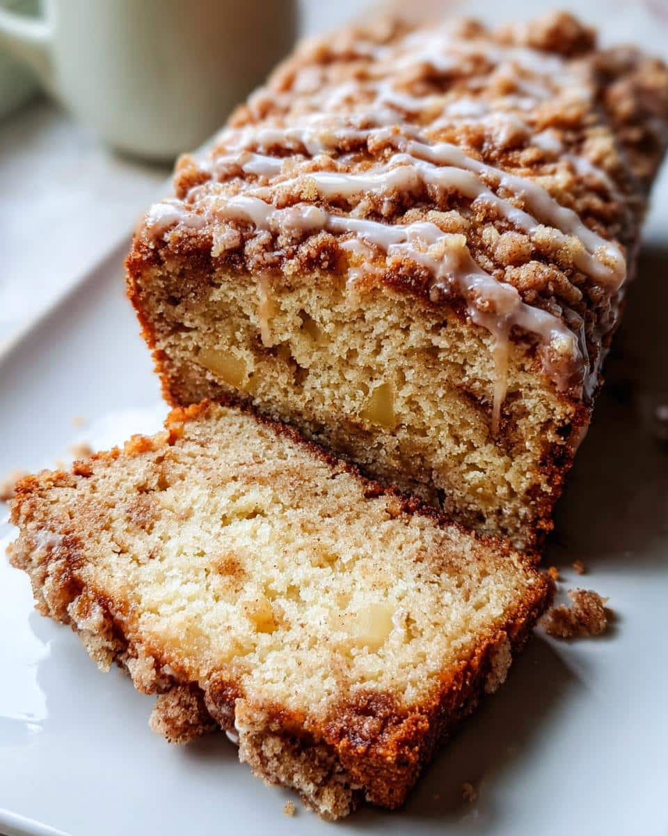 Apple Streusel Bread - detail 1