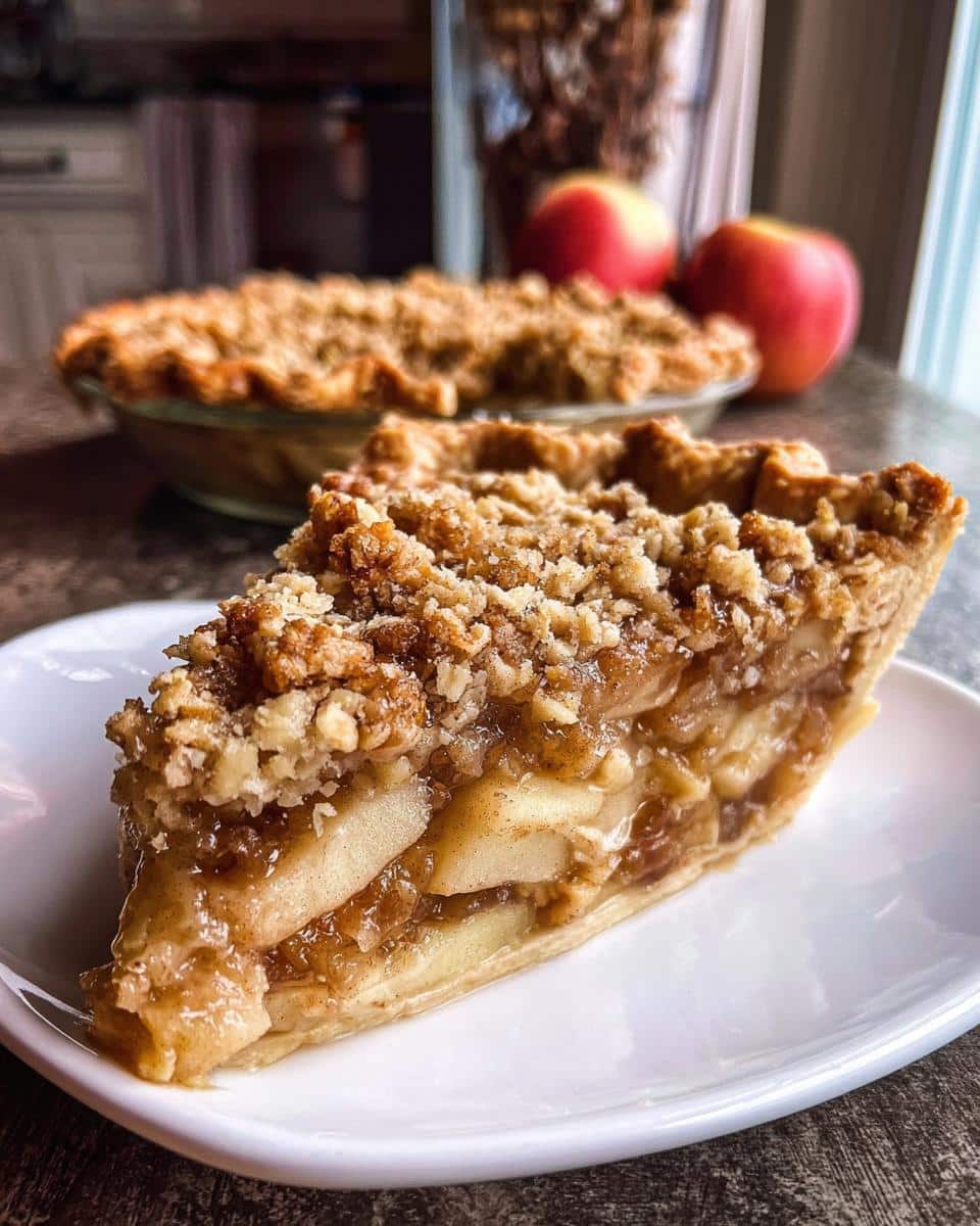Apple Streusel Pie - detail 1