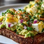 Avocado Egg Salad Toast Paprika