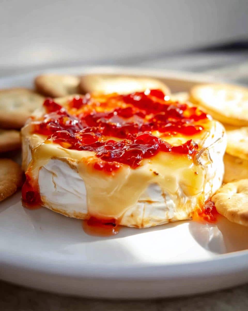 Baked Brie With Red Pepper Jelly - detail 2
