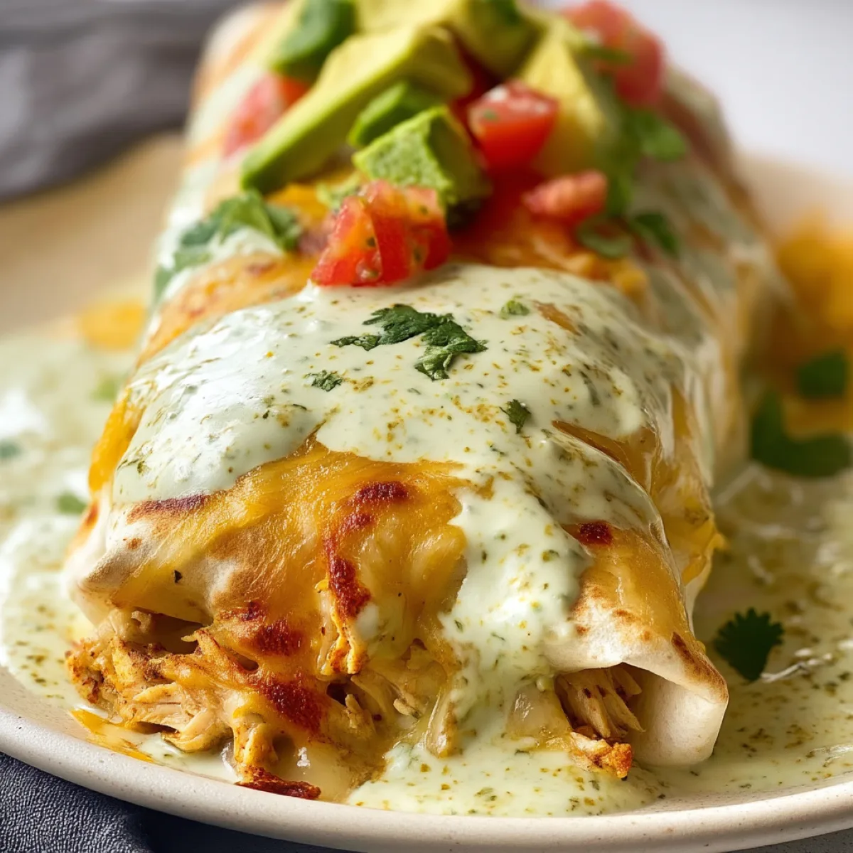 Baked Chicken Burritos