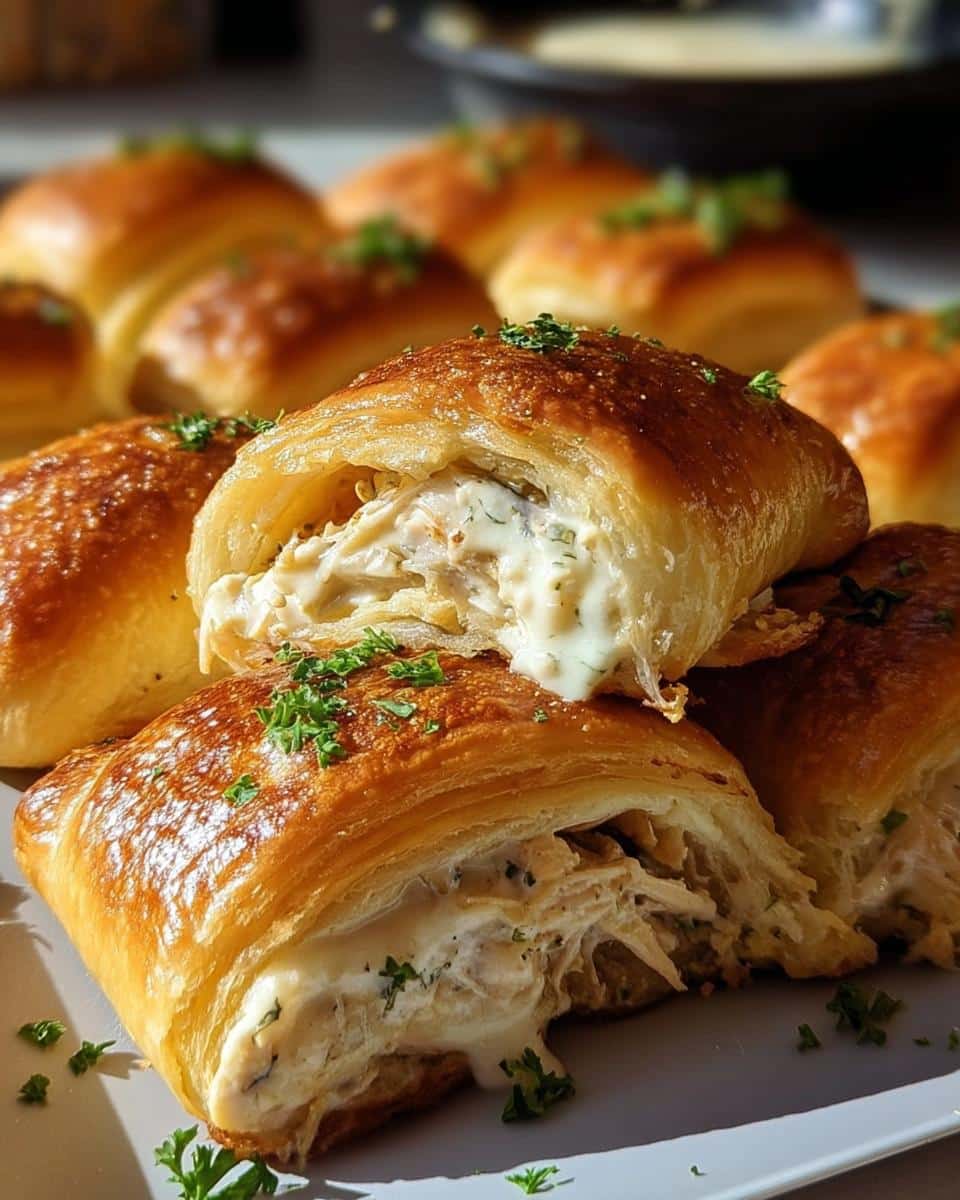 Baked Chicken Stuffed Crescent Rolls - detail 1
