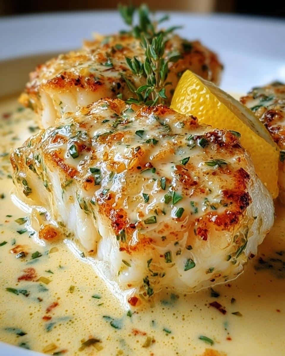 Baked Cod in Coconut Lemon Cream Sauce - detail 2