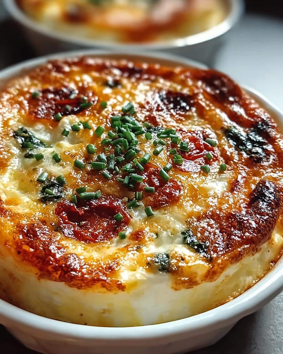 Baked Cottage Cheese Eggs - detail 3