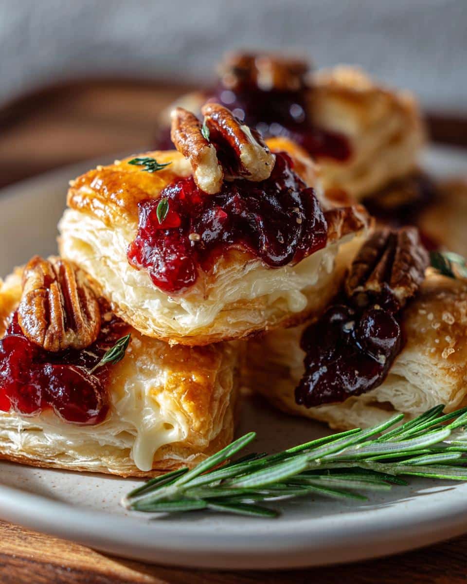 Baked Cranberry Brie Bites - detail 1