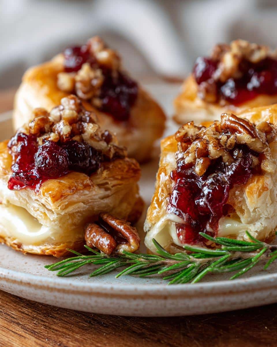 Baked Cranberry Brie Bites - detail 2