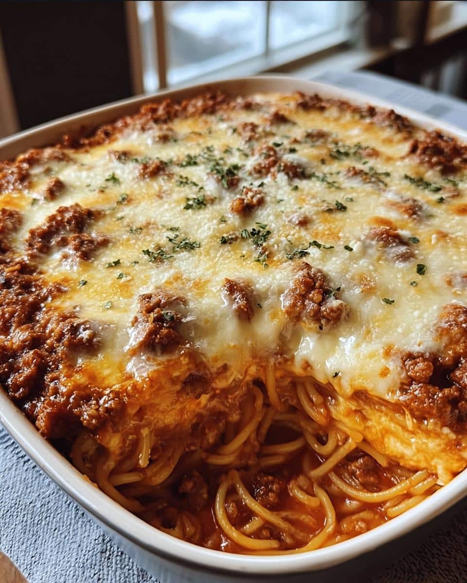 Baked Cream Cheese Spaghetti Casserole Heaven! - detail 1