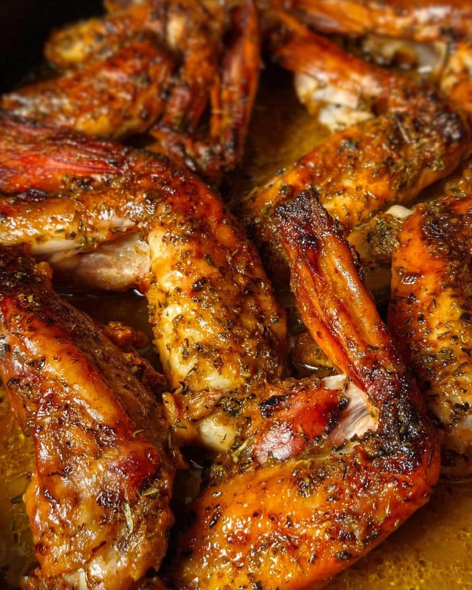 Baked Turkey Wings - detail 1