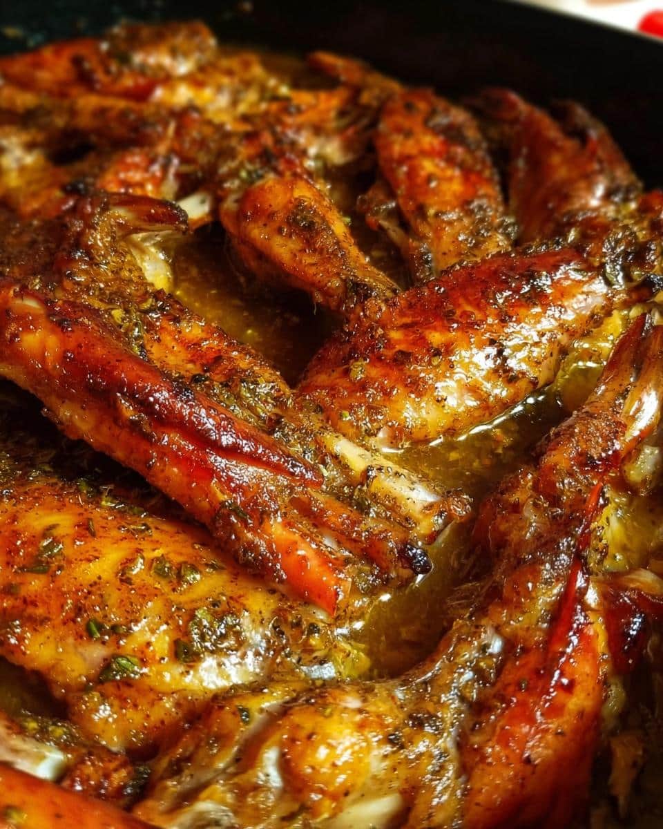 Baked Turkey Wings - detail 2