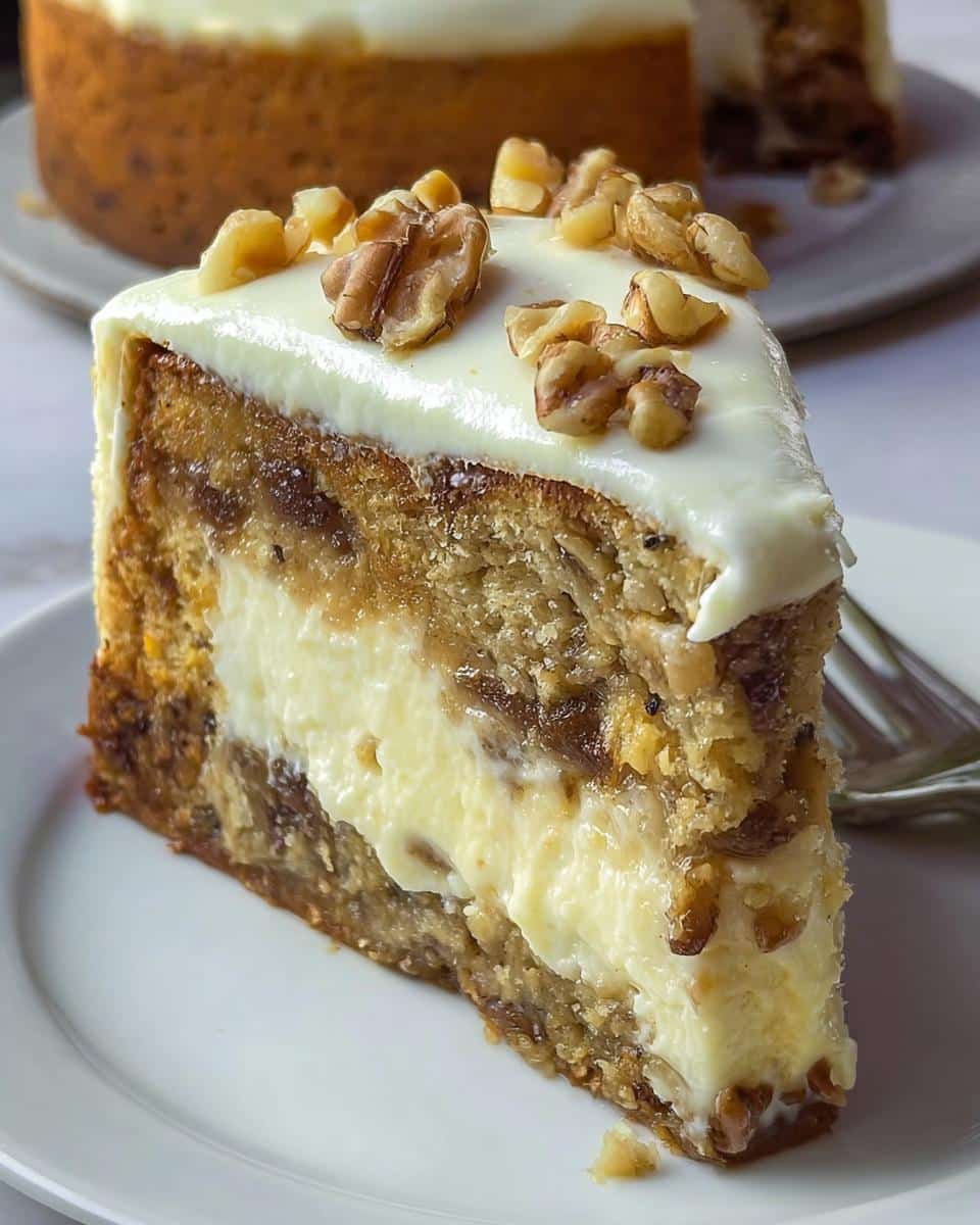 Banana Bread Cheesecake - detail 1