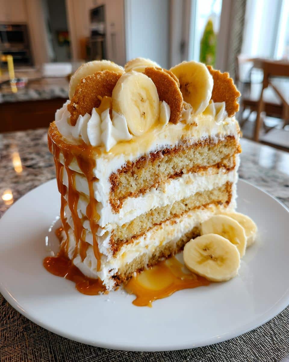 Banana Pudding Cheesecake Cake - detail 3