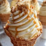 Banana Pudding Cheesecake Cones