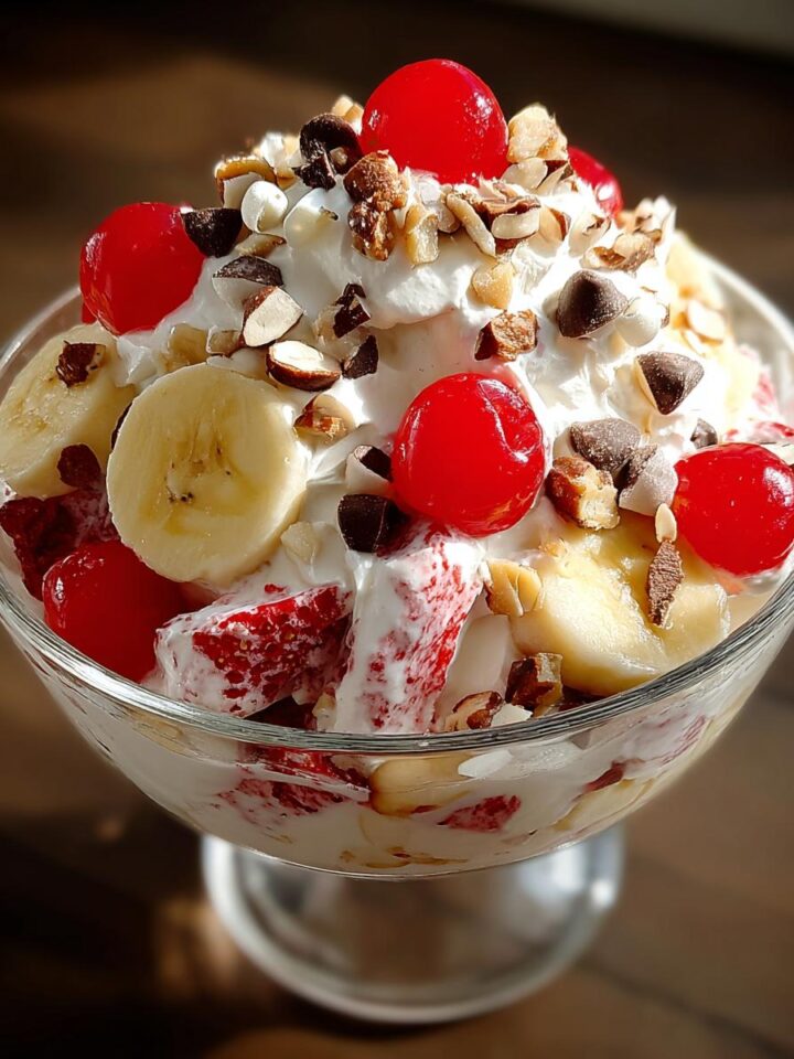 Banana Split Fluff Salad