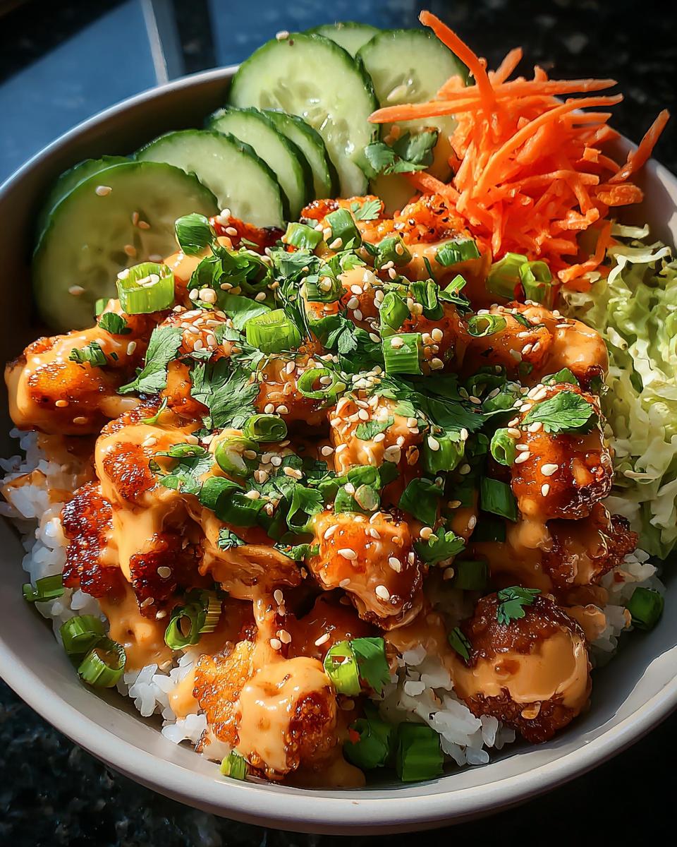 Bang Bang Chicken Bowl - detail 2
