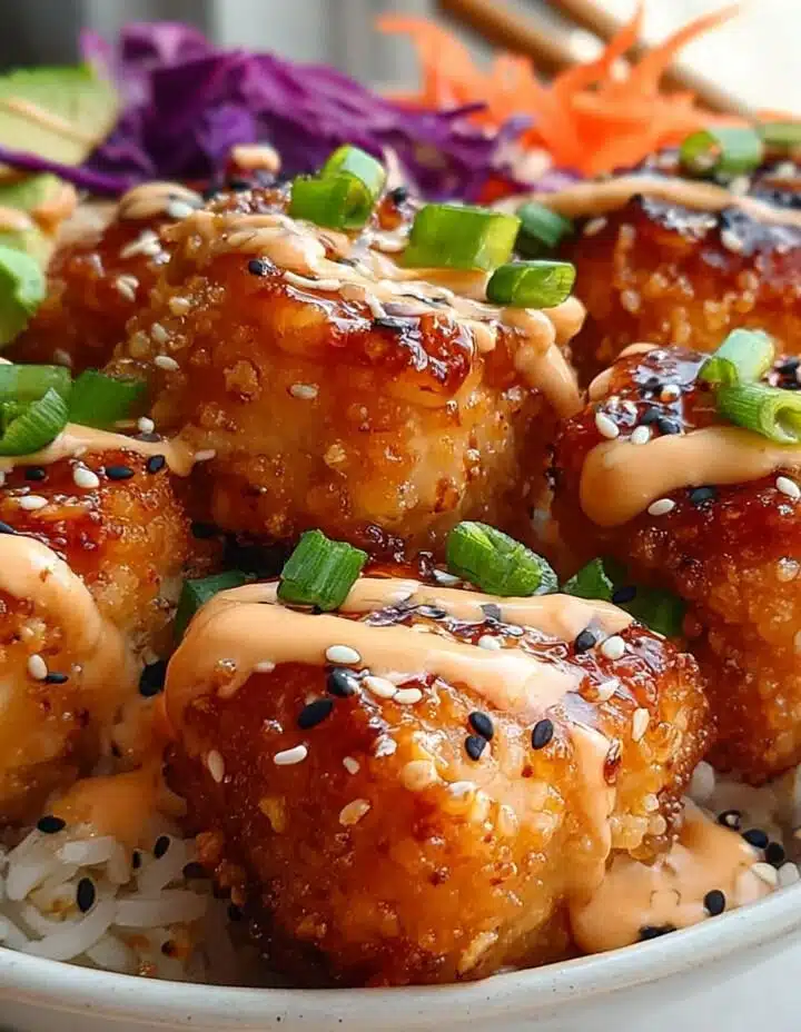 Bang Bang Salmon Bites Bowls