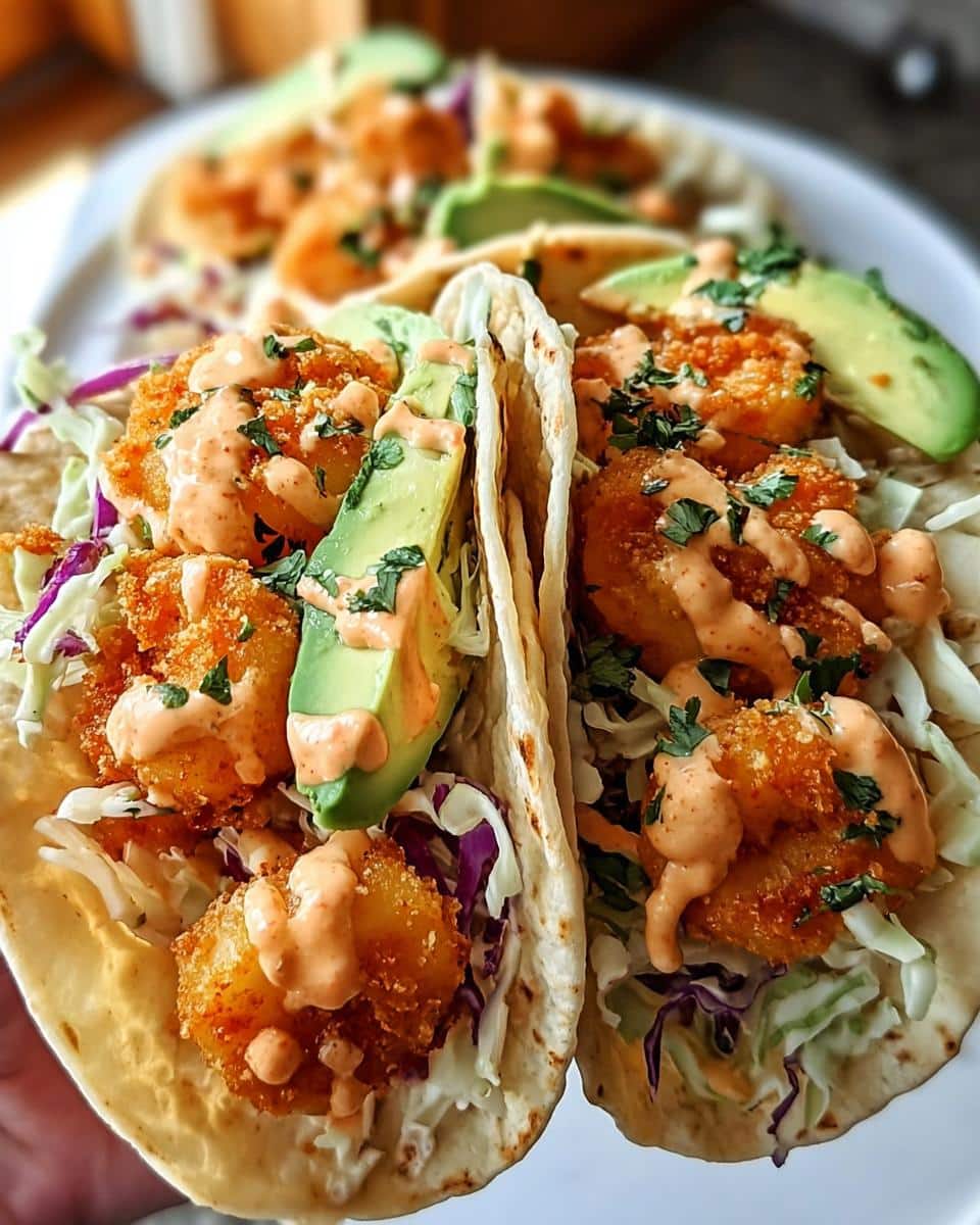 Bang Bang Shrimp Tacos - detail 2
