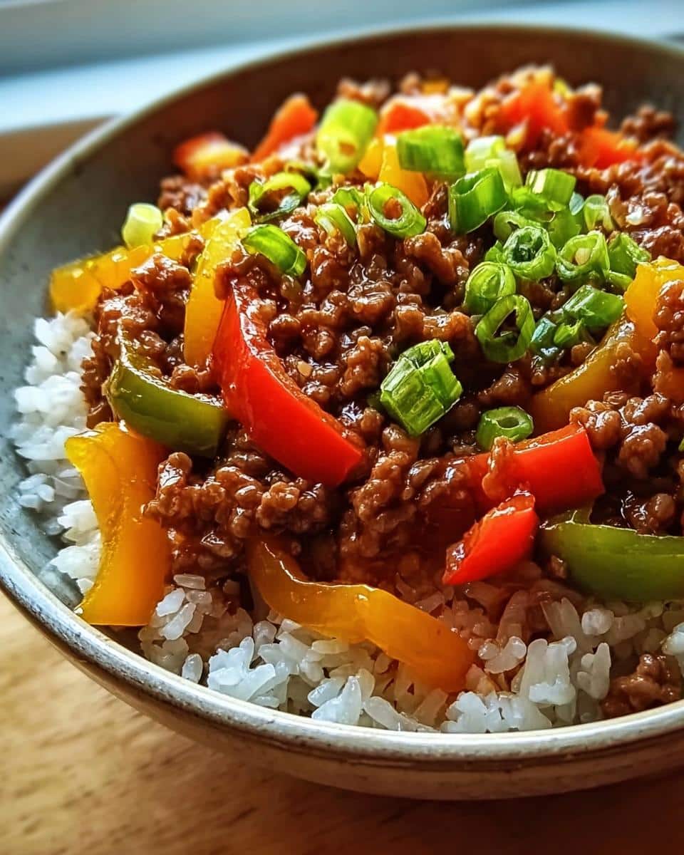 Beef Pepper Rice Bowl - detail 2