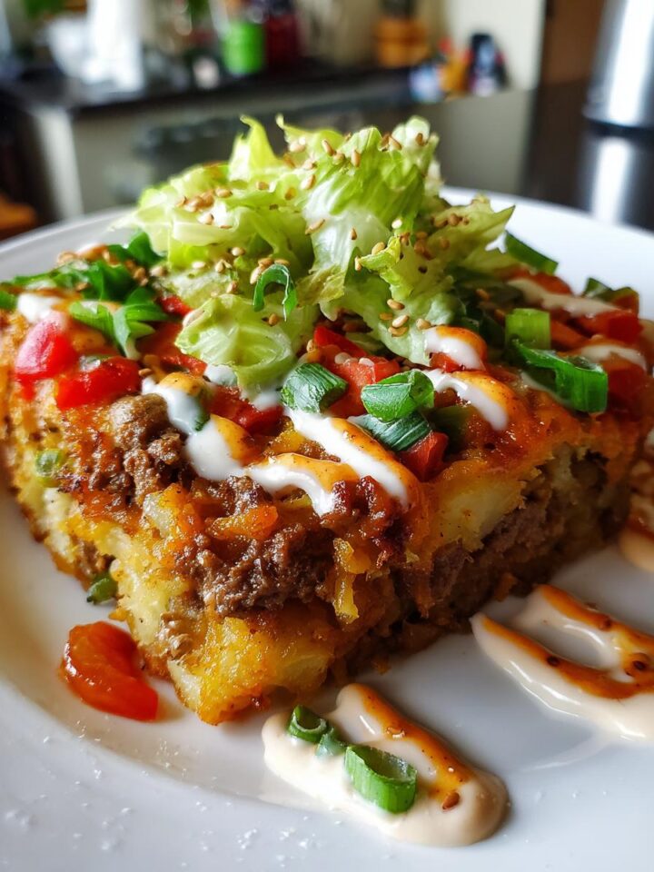 Big Mac Casserole: Whole30, Paleo, Gluten-Free