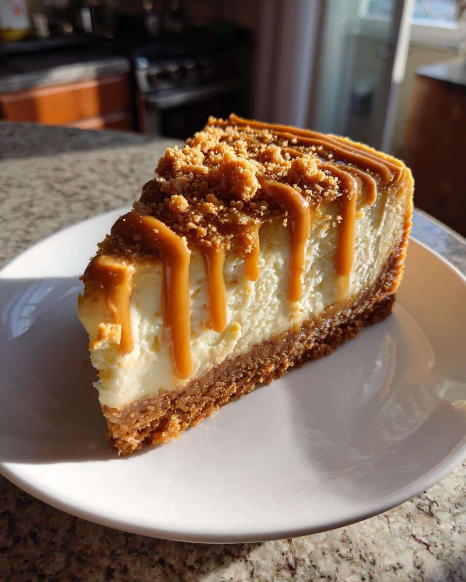 Biscoff Cookie Butter Cheesecake