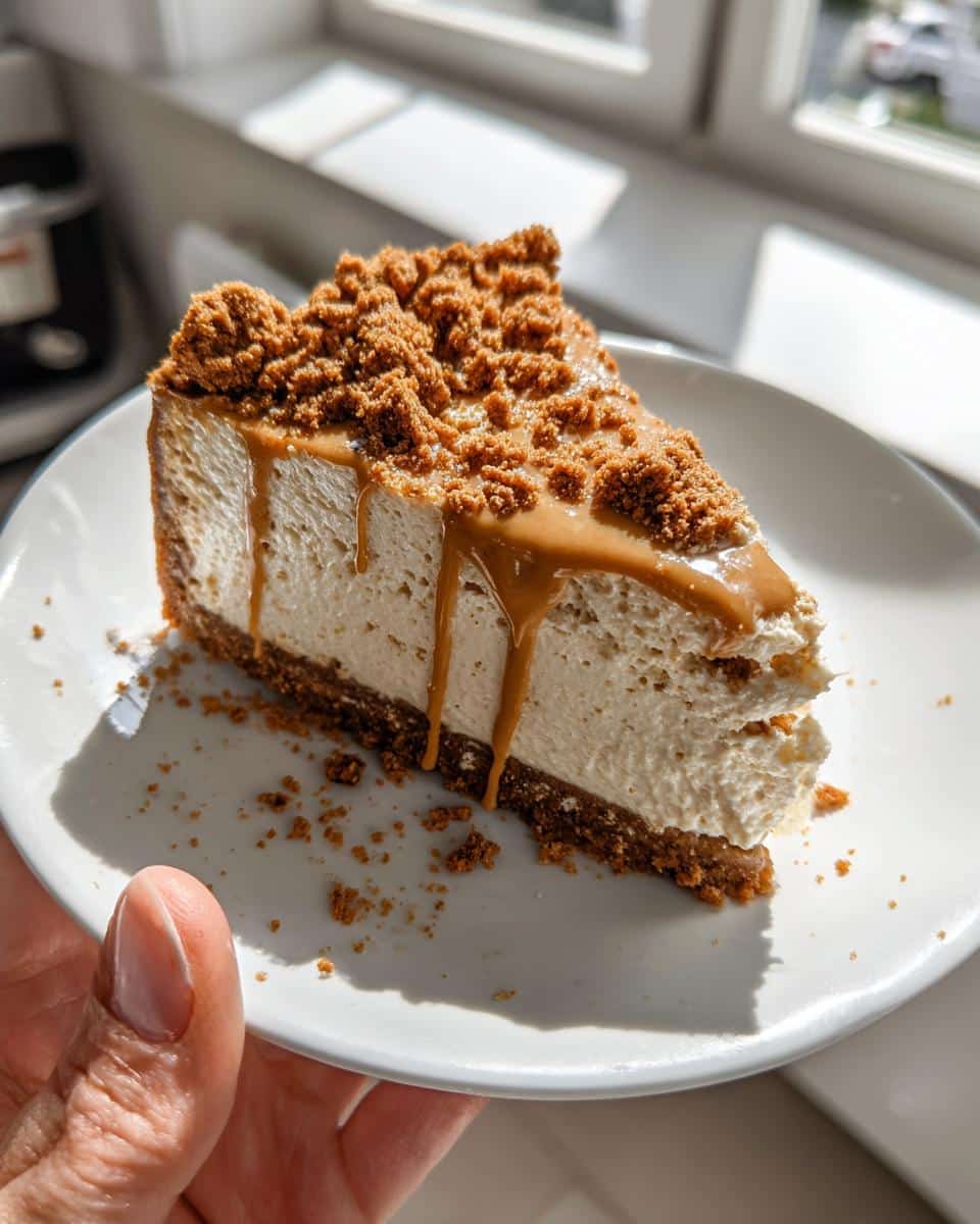 Biscoff Cookie Butter Cheesecake