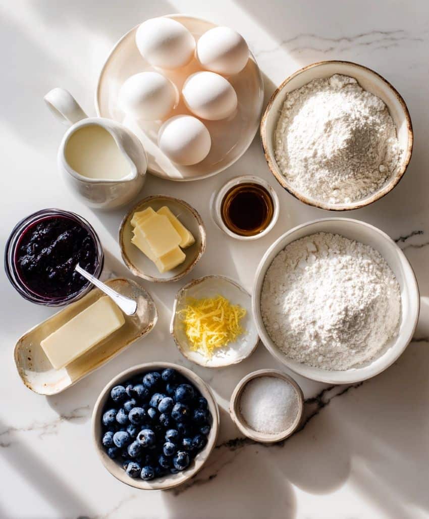 Blueberry Lemon Dutch Baby Pancake