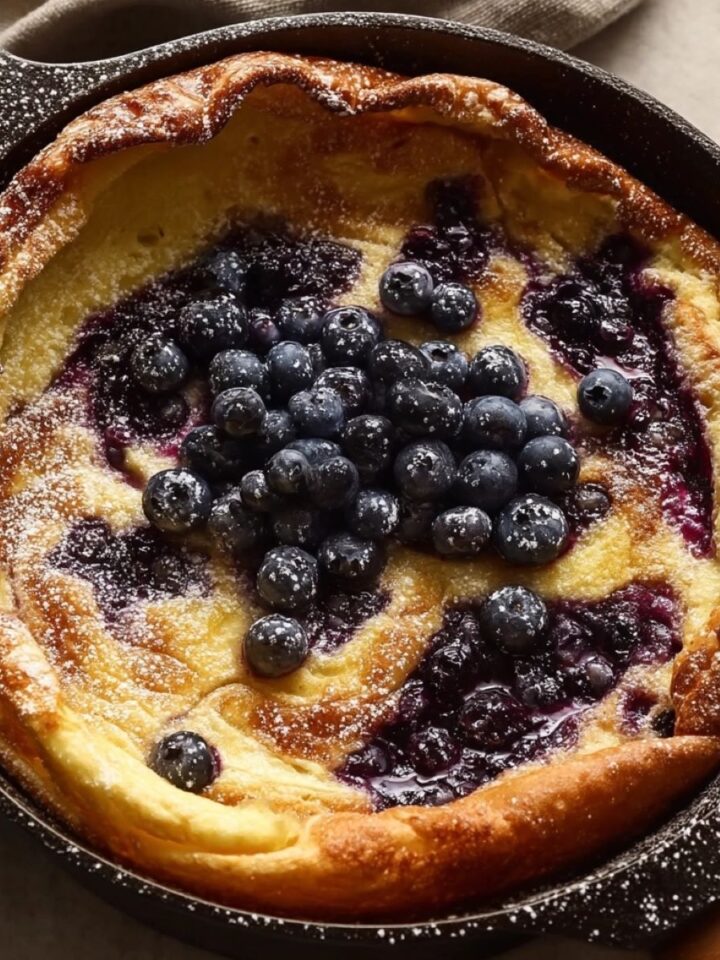 Blueberry Lemon Dutch Baby Pancake