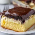 Boston Cream Poke Cake