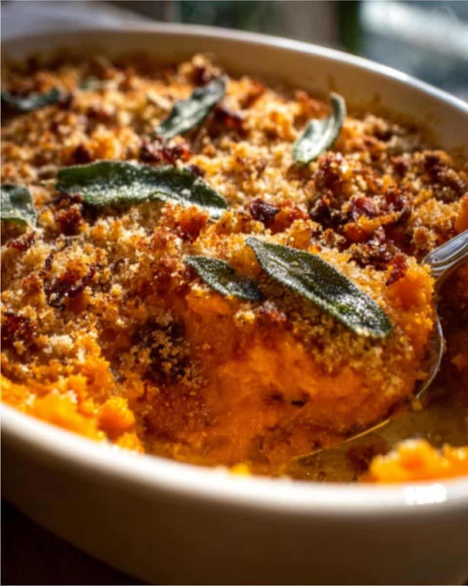 Browned Butter Savoury Sweet Potato Casserole - detail 1