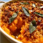 Browned Butter Savoury Sweet Potato Casserole