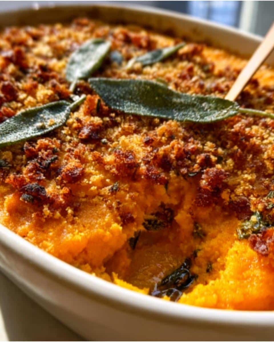 Browned Butter Savoury Sweet Potato Casserole - detail 2
