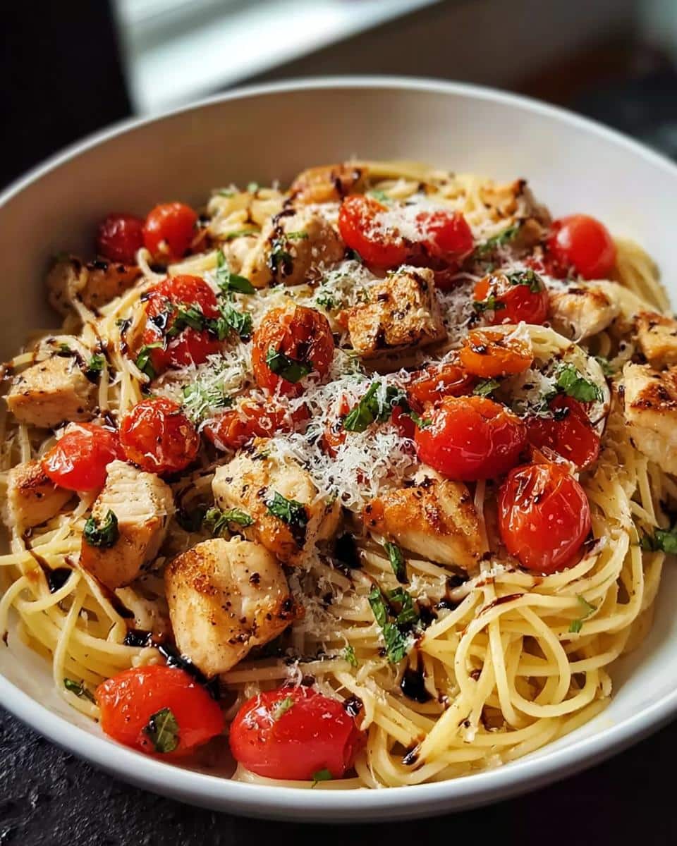 Bruschetta Chicken Pasta - detail 1