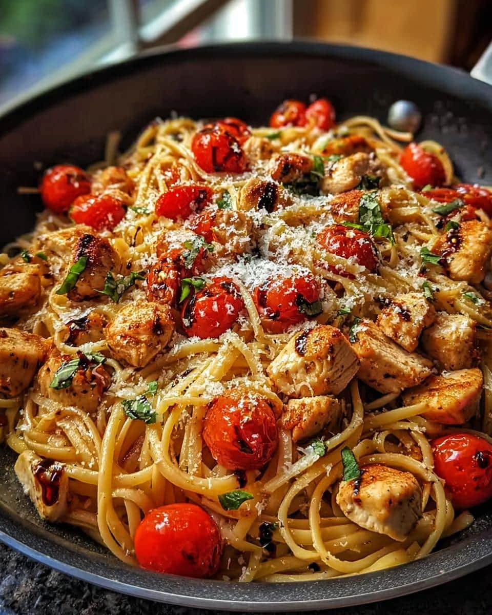 Bruschetta Chicken Pasta - detail 2