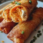 Buffalo Chicken Dip Egg Rolls