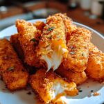 Buffalo Chicken Mozzarella Sticks