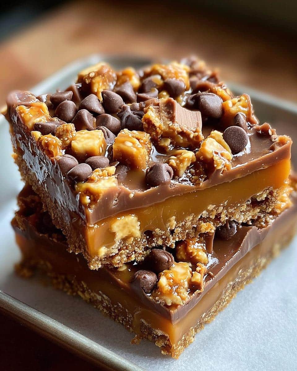 Butterfinger Caramel Crunch Bars - detail 2