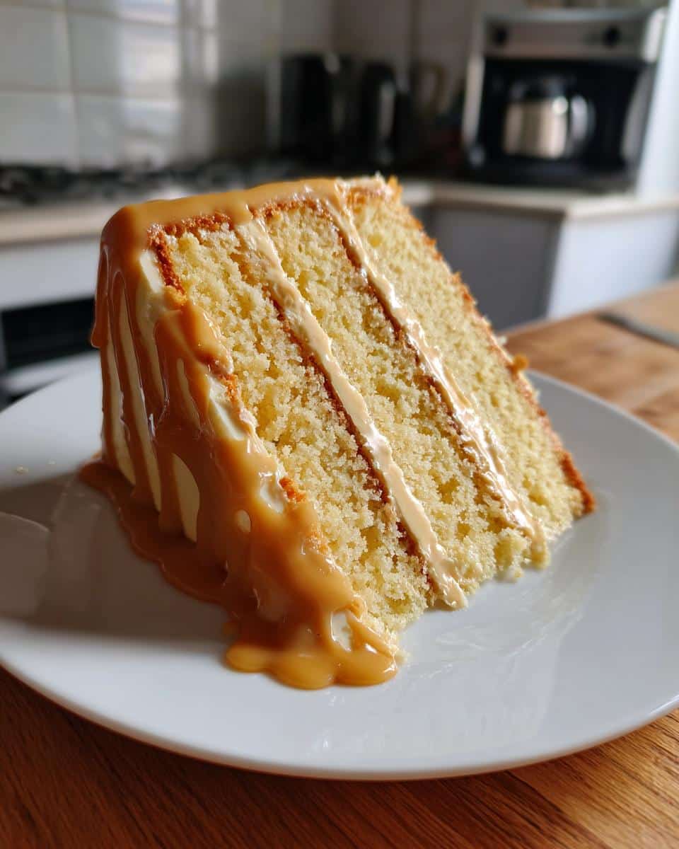 Butterscotch Cake with Caramel Frosting - detail 1