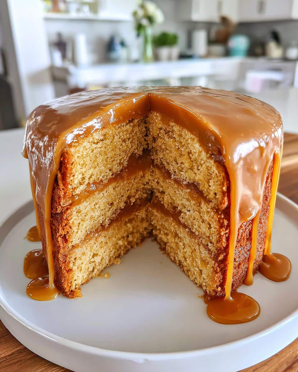 Butterscotch Cake with Caramel Frosting - detail 3