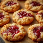 Buttery Raspberry Crumble Cookies