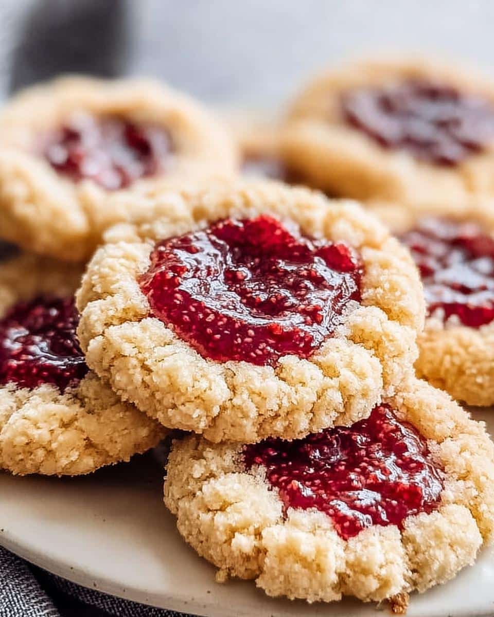 Buttery Raspberry Crumble Cookies - detail 2