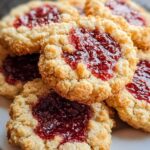Buttery Raspberry Crumble Cookies